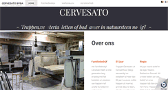 Desktop Screenshot of cervesato.be